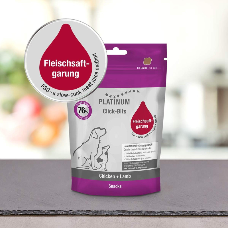 PLATINUM Click-Bits Chicken+Lamb (4260208741464) | Platinum Polska
