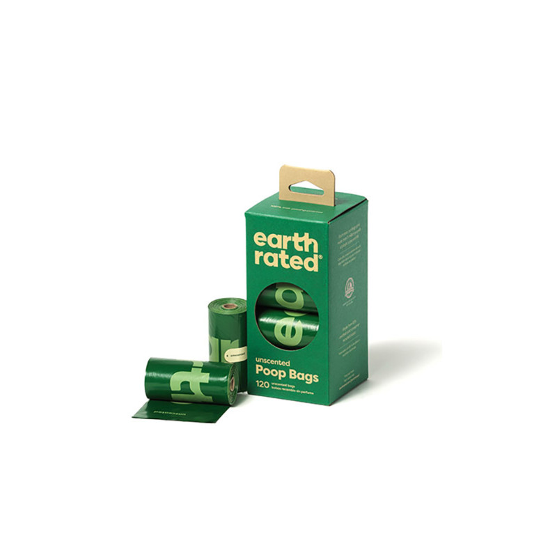 EARTH RATED woreczki bezzapachowe 8 rolek x 15 szt. (730010EU10BG0013) | Platinum Polska