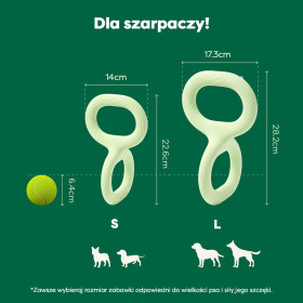 EARTH RATED Szarpak Duo L (7410EU12NT0007) | Platinum Polska