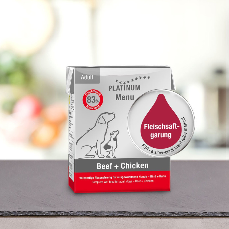 PLATINUM Menu Adult Beef+Chicken (4260208741082) | Platinum Polska